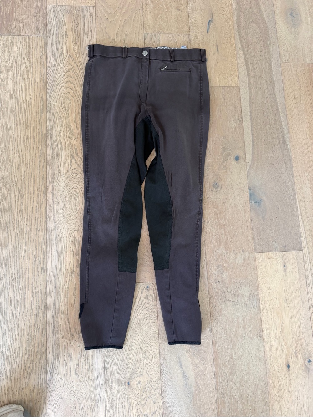 Pikeur Lugana Kontrast Grey Full Seat Riding Breeches / Jodhpurs - Size 44